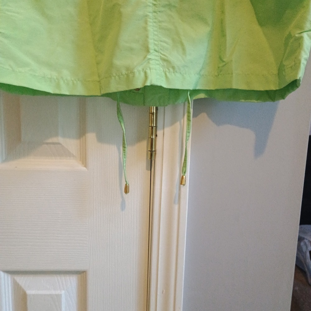 Lilly &‎ Van Light Green Zip Snap Front Jacket Women's XS Adjustable Sleeve - Picture 10 of 14